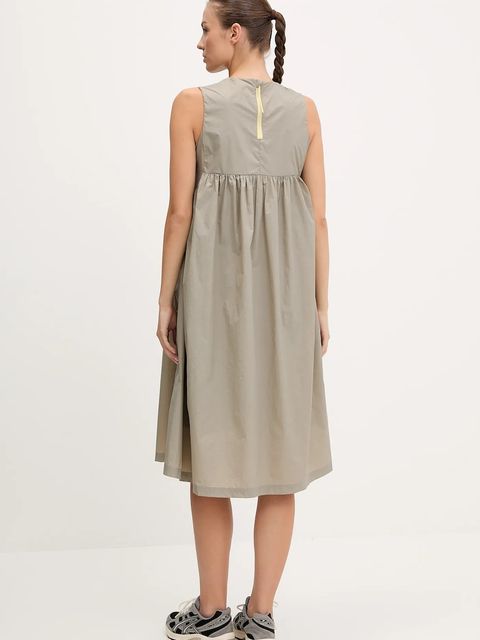 adidas sukienka City Escape kolor zielony mini rozkloszowana JC5122