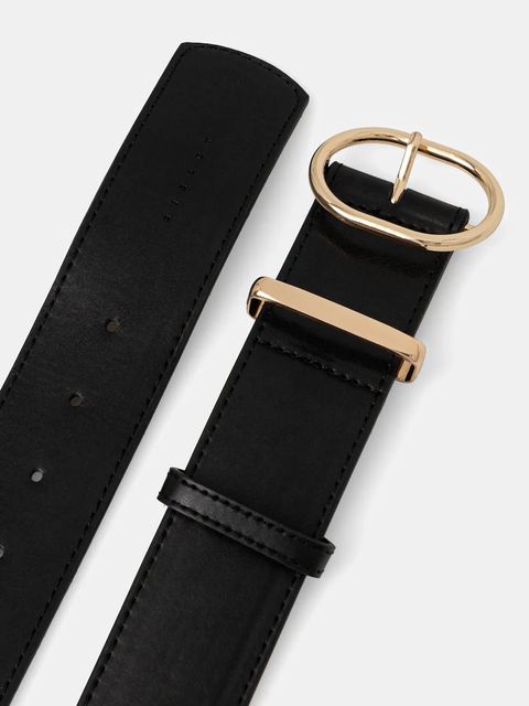 Sisley pasek damski kolor czarny 6MMDWL035 - zdjęcie produktu nr 2