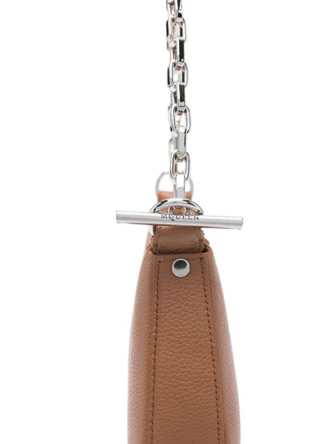 Alexander McQueen mini T-bar chain-strap shoulder bag - Brown - zdjęcie produktu nr 2