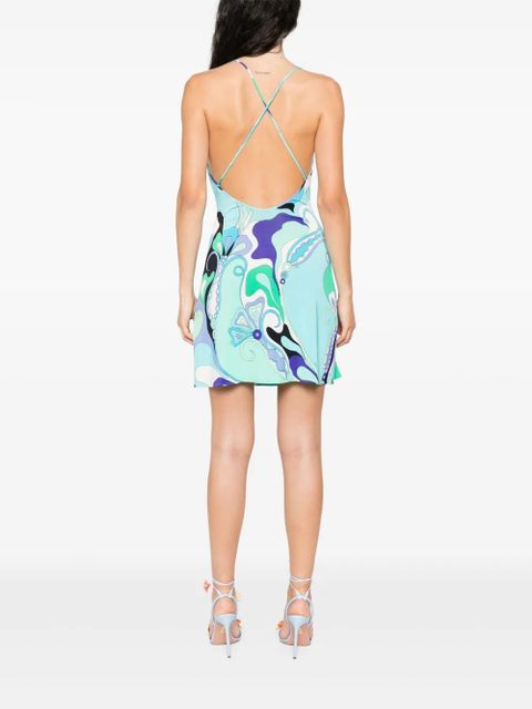 PUCCI printed mini dress - Green