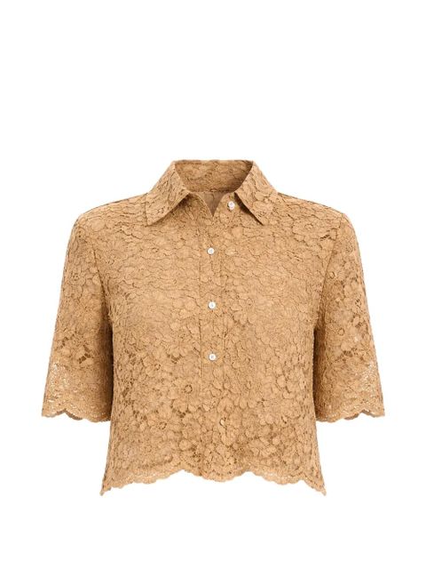 TWINSET lace blouse - Neutrals - zdjęcie produktu nr 1