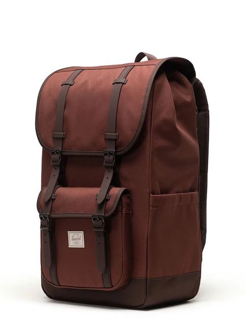 Herschel plecak Little America™ 21 L kolor brązowy duży gładki 11390-07127-OS