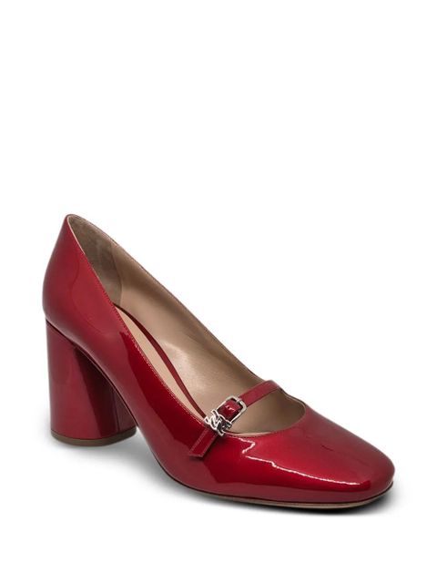 Casadei buckle strap pumps - Red - zdjęcie produktu nr 2