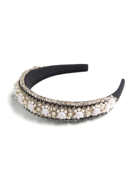 Valentino Garavani embroidered headband - Black - zdjęcie produktu nr 2