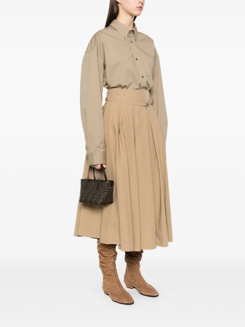 FENDI mini Roll tote bag - Brown - zdjęcie produktu nr 2