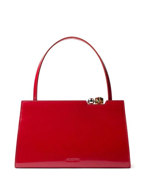 Jacquemus Le Salon logo-embossed shoulder bag - Red - zdjęcie produktu nr 1