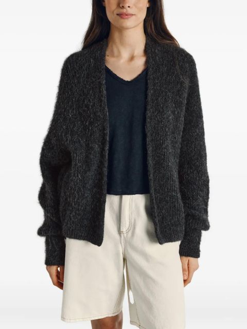 American Vintage East ribbed-knit cardigan - Grey