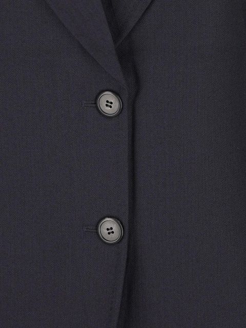 Prada herringbone single-breasted blazer - Blue