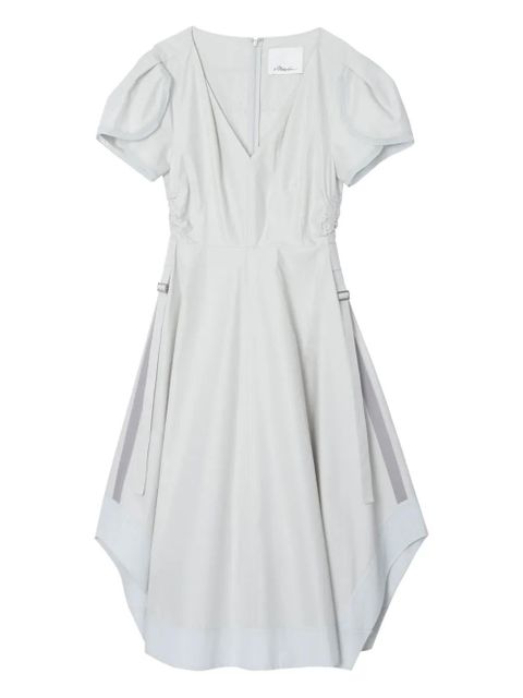 3.1 Phillip Lim puff-sleeve asymmetrical dress - Neutrals - zdjęcie produktu nr 1