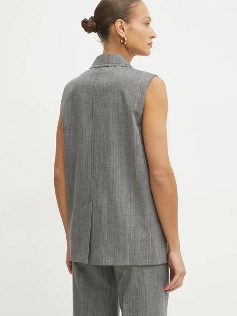 MAX&Co. marynarka kolor szary dwurzędowa 2516151012200