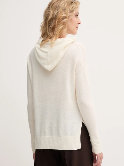 Marella sweter z domieszką wełny Emme by Marella damski kolor beżowy lekki 2525366011200 - zdjęcie produktu nr 2