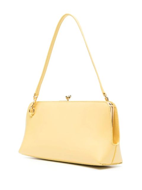 Jil Sander Goji leather shoulder bag - Yellow