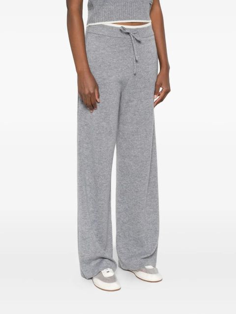 PINKO knitted drawstring trousers - Grey - zdjęcie produktu nr 2