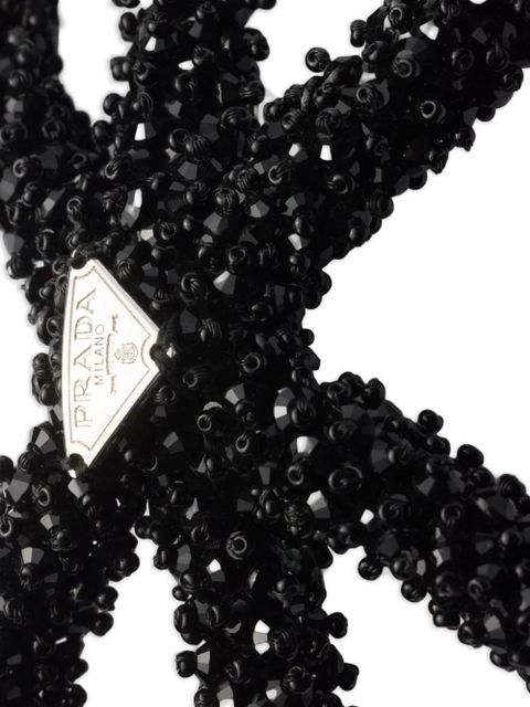 Prada logo hair clip - Black - zdjęcie produktu nr 2