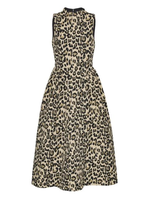 ROTATE BIRGER CHRISTENSEN jacquard midi dress - Neutrals - zdjęcie produktu nr 1