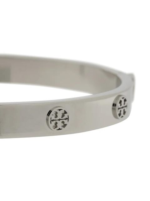 Tory Burch logo detail bracelet - Silver