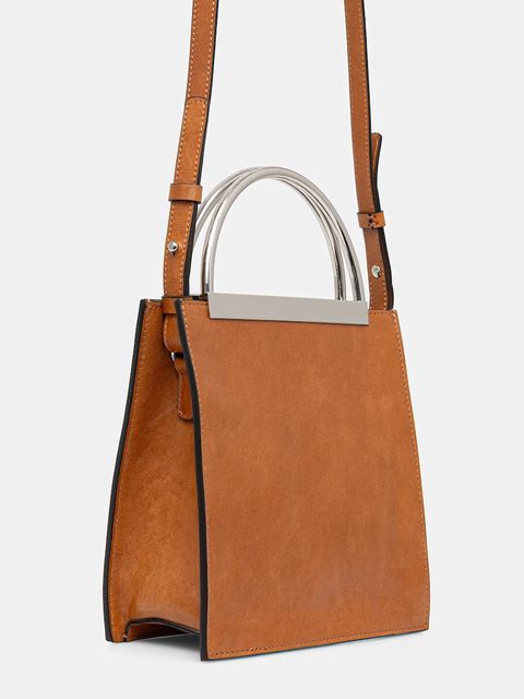 MAX&Co. torebka skórzana kolor brązowy 2526516036200