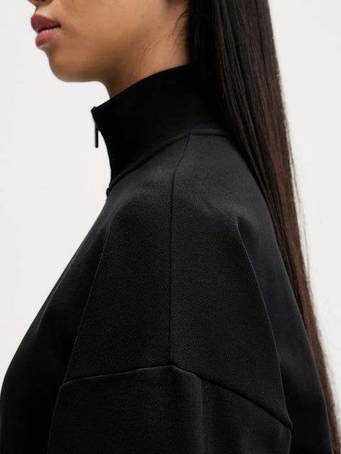 Karl Lagerfeld Jeans bluza bawełniana damska kolor czarny gładka B1W20069