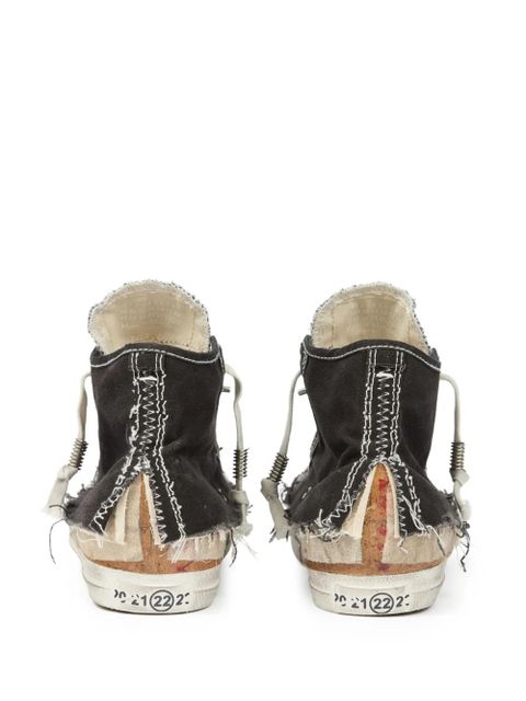 Maison Margiela distressed high-top sneakers - Black