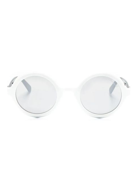 Moncler Eyewear Orbit round-frame sunglasses - White - zdjęcie produktu nr 1