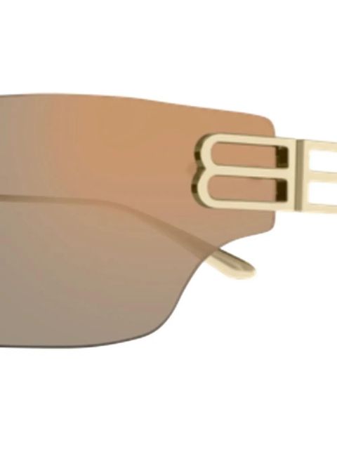 Balenciaga Eyewear rectangle-frame sunglasses - Gold