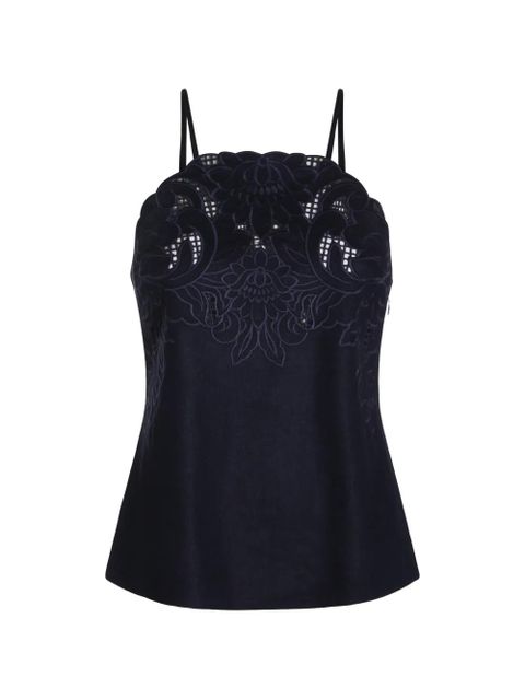 TWINSET floral tank top - Blue - zdjęcie produktu nr 1