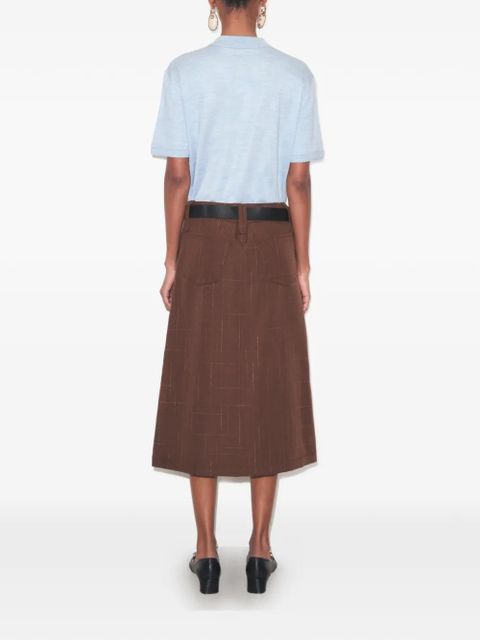Tory Burch wool skirt - Brown