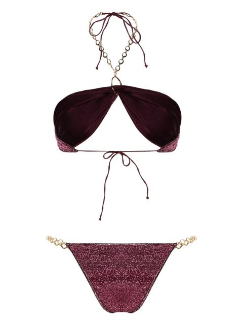 Oséree Lumière O Chain lurex bikini - Purple - zdjęcie produktu nr 2
