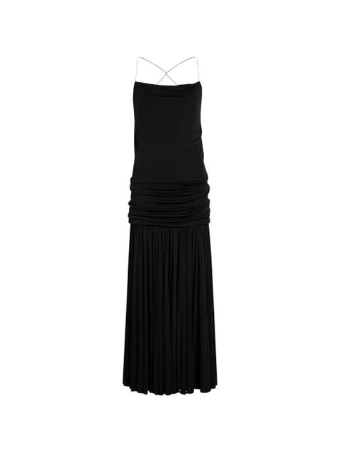 Jacquemus Abiha ruched midi dress - Black - zdjęcie produktu nr 1