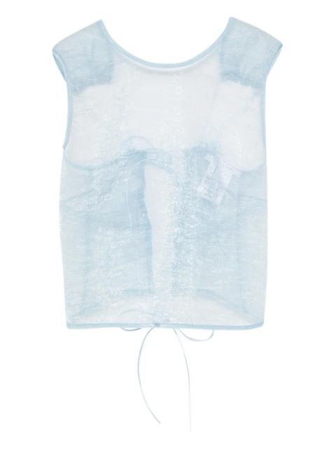 Cecilie Bahnsen Katia sleeveless top - Blue - zdjęcie produktu nr 1
