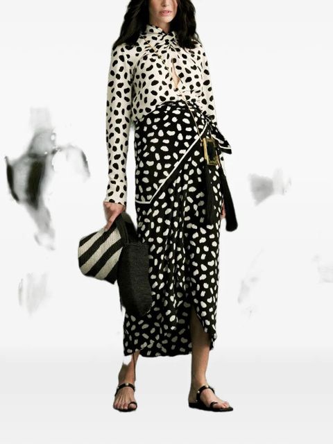 Johanna Ortiz Heavenly Garden printed blouse - Neutrals