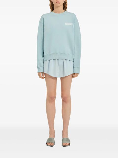 MM6 Maison Margiela patch-detail sweater - Blue - zdjęcie produktu nr 2