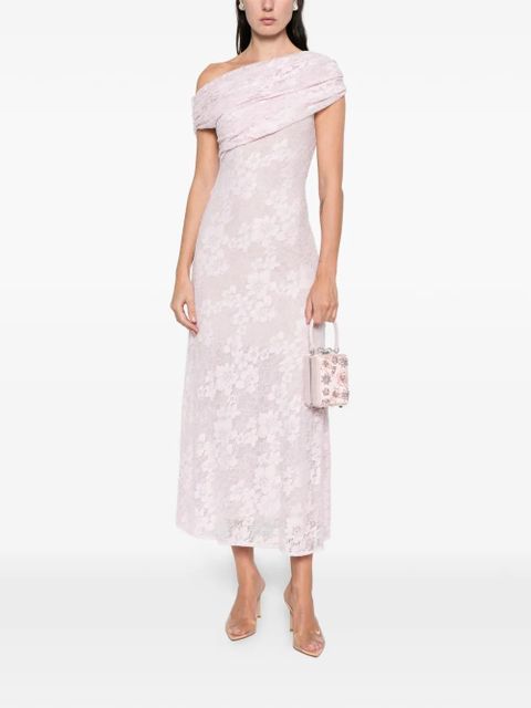 Self-Portrait lace midi dress - Pink - zdjęcie produktu nr 2