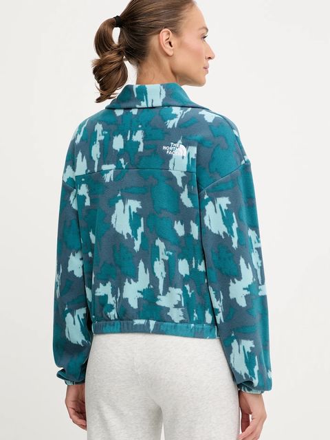 The North Face bluza treningowa Mountain Athletics damska kolor turkusowy wzorzysta NF0A8E30DQD1 - zdjęcie produktu nr 2