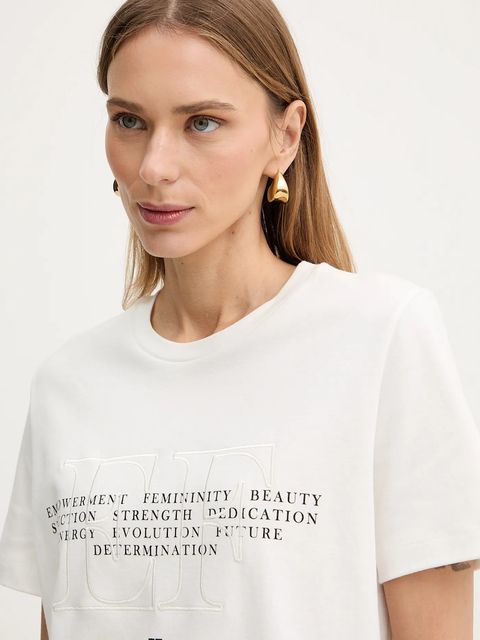 Elisabetta Franchi t-shirt bawełniany