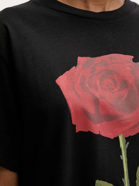 Farm Rio t-shirt bawełniany damski kolor czarny 346292