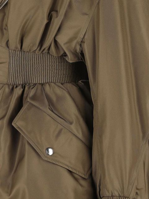 Givenchy shawl-collar elasticated jacket - Green