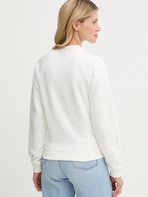 Kenzo bluza bawełniana damska kolor biały z nadrukiem FG52SW2034MJ