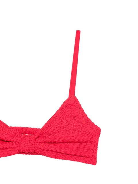 Hunza G Alicia bow-effect bikini - Red