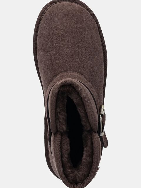 Answear.LAB śniegowce zamszowe kolor brązowy