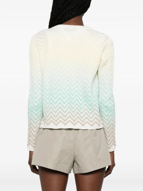 Missoni zigzag-pattern cardigan - Neutrals