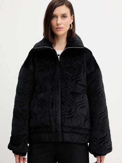 Charo Ruiz Ibiza kurtka kolor czarny przejściowa oversize 257310 - zdjęcie produktu nr 1