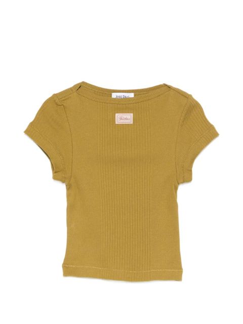 Jean Paul Gaultier ribbed label T-shirt - Green - zdjęcie produktu nr 1