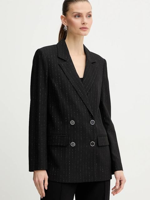 Guess marynarka ZANITA kolor czarny dwurzędowa W5BN59 W2422 - zdjęcie produktu nr 1