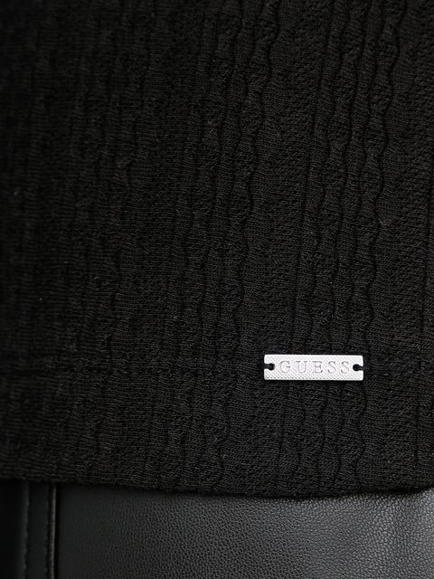 Guess t-shirt VALERIA damski kolor czarny W5YP09 KCXS1