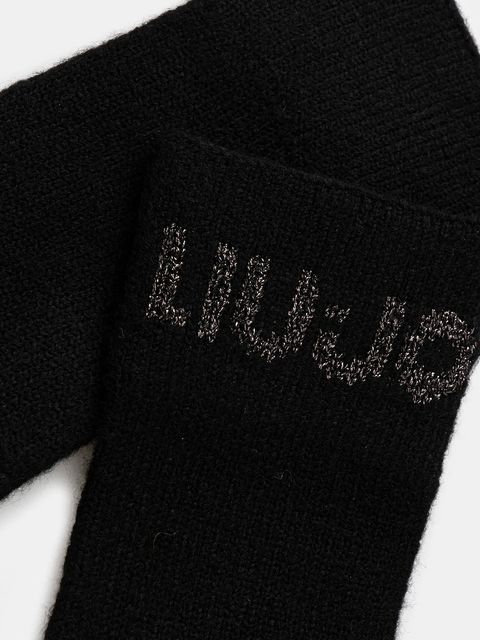 Liu Jo rękawiczki damskie kolor czarny 2F5021.M0300 - zdjęcie produktu nr 2