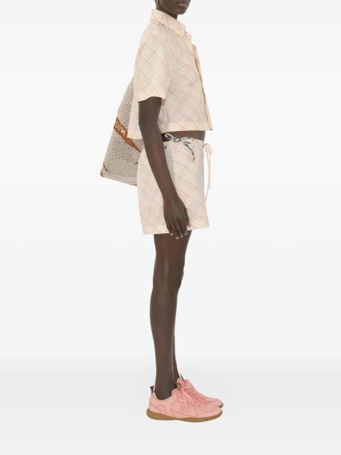 Burberry checked shorts - Neutrals