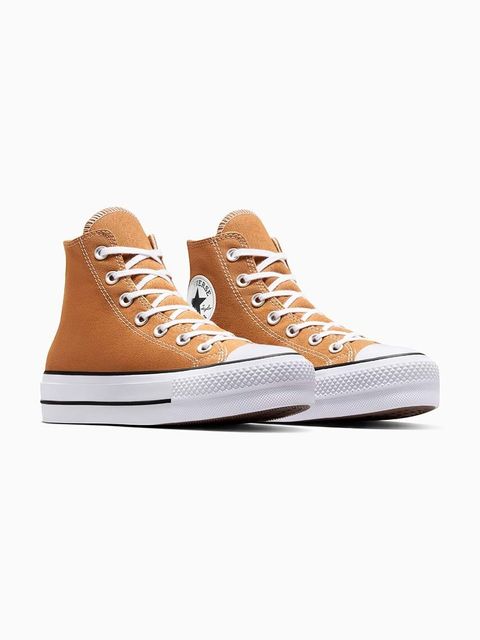 Converse trampki Chuck Taylor All Star Lift damskie kolor pomarańczowy A11537C