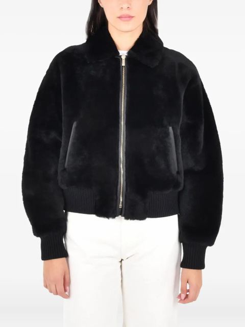 Max Mara zip-up bomber jacket - Black - zdjęcie produktu nr 1