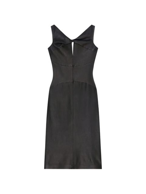 Givenchy twisted-detail midi dress - Black - zdjęcie produktu nr 1